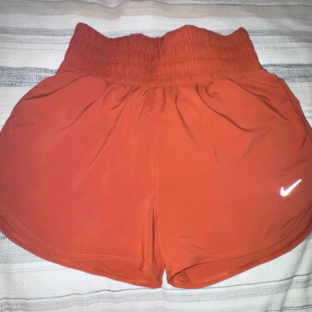 NWOT Nike Women's Orange Athletic Shorts
